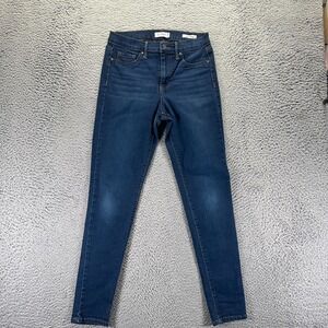 Jessica Simpson Brand Jeans Women's 10/30 Blue Cotton‎ Denim Straight Workwear